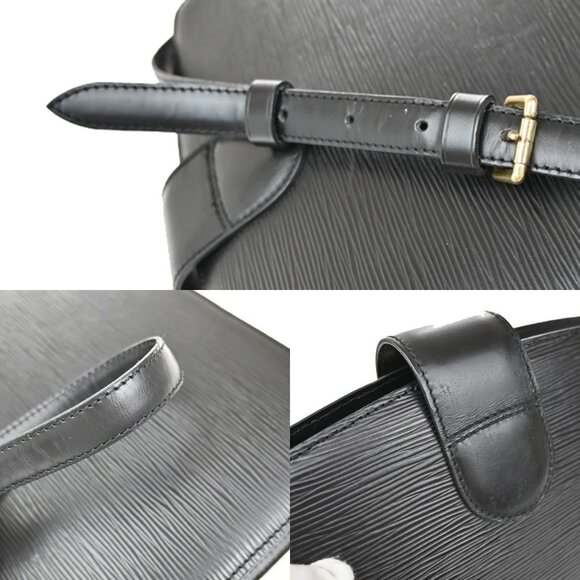 LOUIS VUITTON LV Capucines Shoulder Bag Epi Leather Black France M52342 34KB396 - Picture 8 of 16
